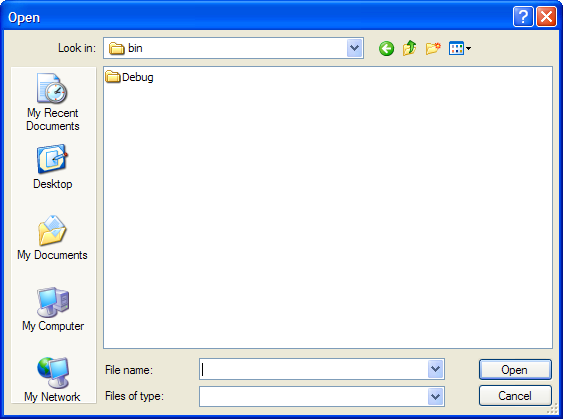 ATEC EPROM Convert Data File — Open dialog for selecting the Intel-format source data file before conversion to Motorola S-Record