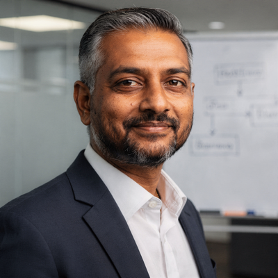 Portrait of Raj Krishnamurthy
